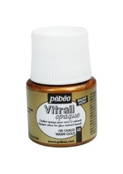 Vitrail Cam Boyası Opak Warm Gold 45ML