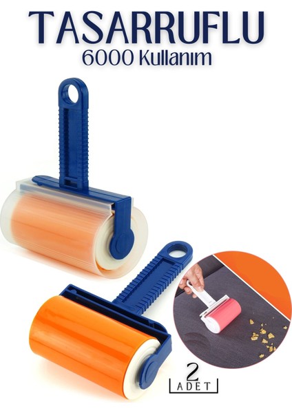 Tüy Tiftik Toplayıcı 6000 Kullanım Tisserant Design 2 Li Set