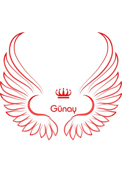 Kişiselleştirilebilir Kişiye Özel Taçlı Isimli Oto Duvar Sticker