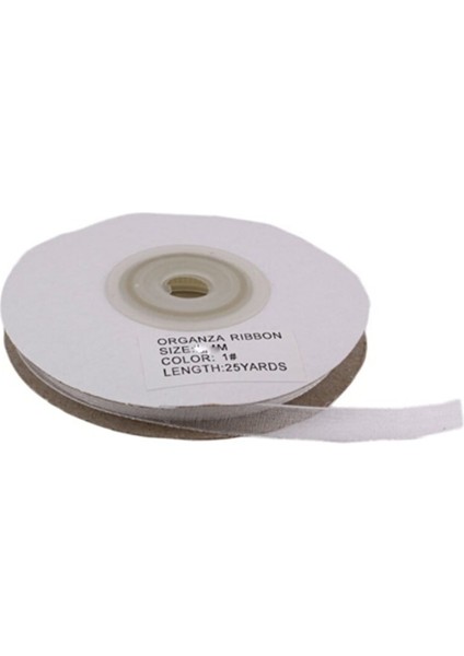 Organze Kurdele 20 mm - 22 Metre Gümüş