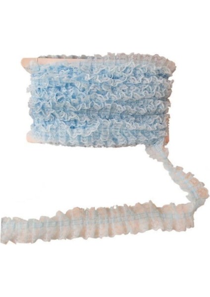 Dantelli Kurdele 4.2 cm - 18 Metre Mavi