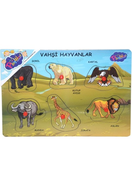 ONY-328 329 Onyıl, Ahşap Tutmalı Vahşi Hayvanlar