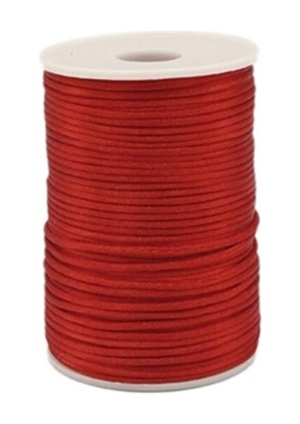 Kurdele Floş Ip Sıçan Kuyruğu 100 Yarda Bordo