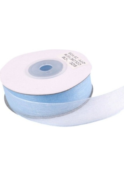 Organze Kurdele 30 mm - 22 Metre Mavi