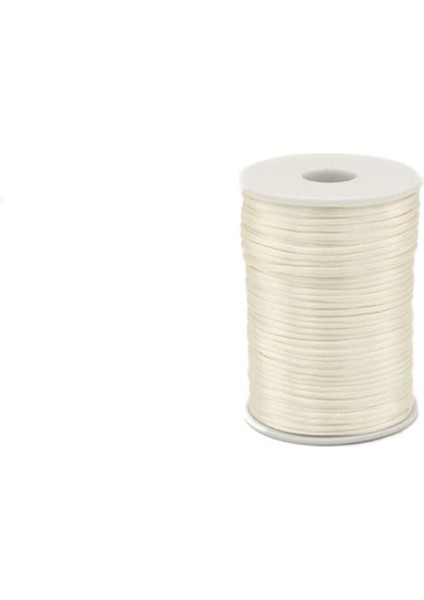 Kurdele Floş Ip Sıçan Kuyruğu 100 Yarda Beyaz