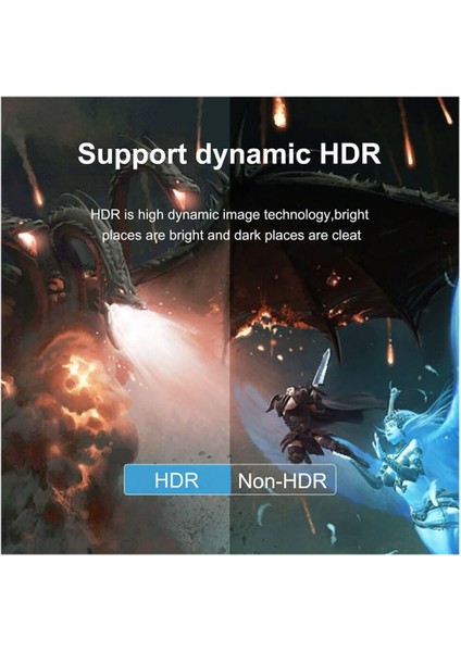 1.5 Metre HDMI 2.1 Kablo 8k 60Hz, 4K 120Hz, Earc, Hdcp 2.2, D-Hdr, Dolby Vision Atmos, 48 Gbps