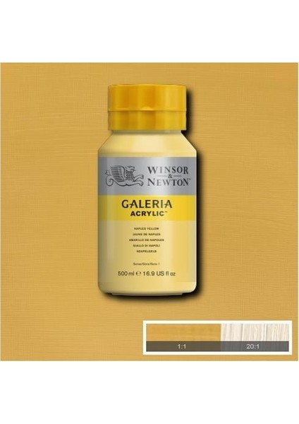 Galeria Akrilik Boya 500ML. 422 Naples Yellow