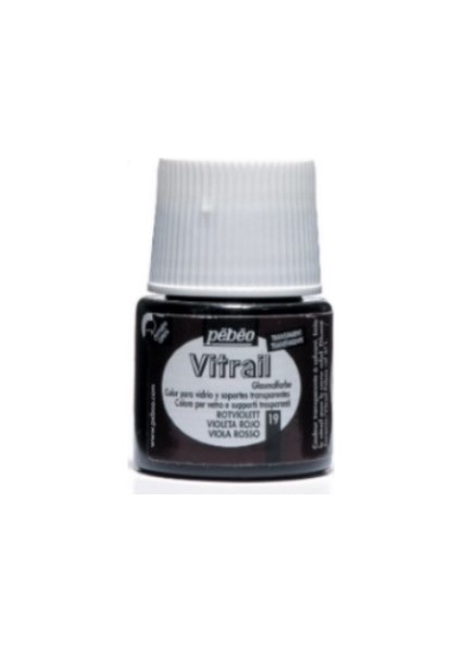 Vitrail Cam Boyası Transparan Red Violet 45ML