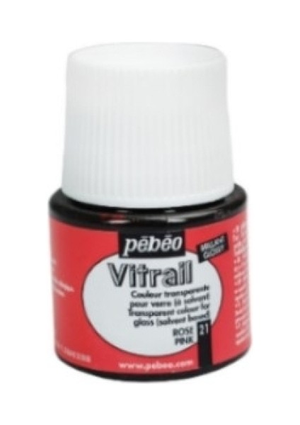 Vitrail Cam Boyası Transparan Pink 45ML modelleri