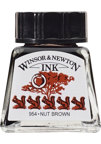 Drawing Ink Çini Mürekkebi 14ML 441 Nut Brown