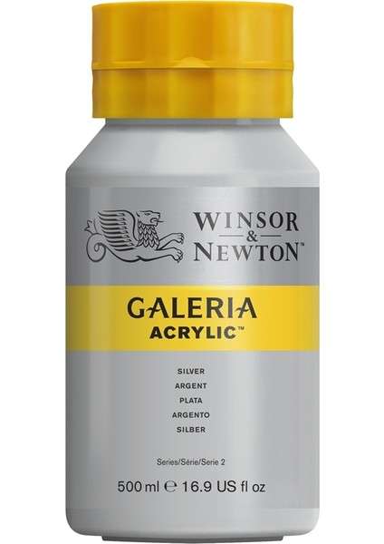 Galeria Akrilik Boya 500ML. 617 Metallic Silver