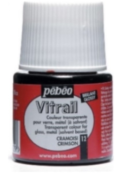 Vitrail Cam Boyası Transparan Crimson 45ML modelleri