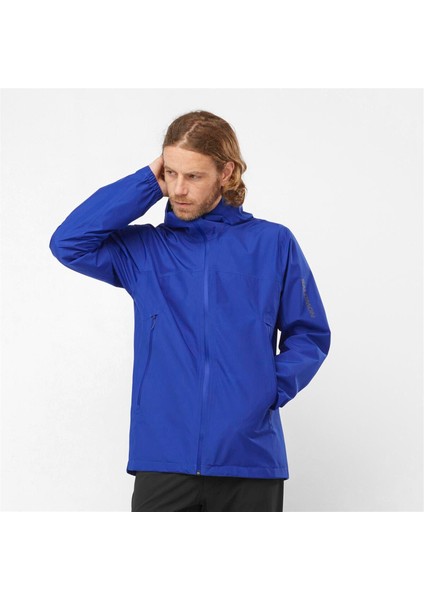 Outline Gore-Tex 2.5L Erkek Outdoor Montu - Mavi