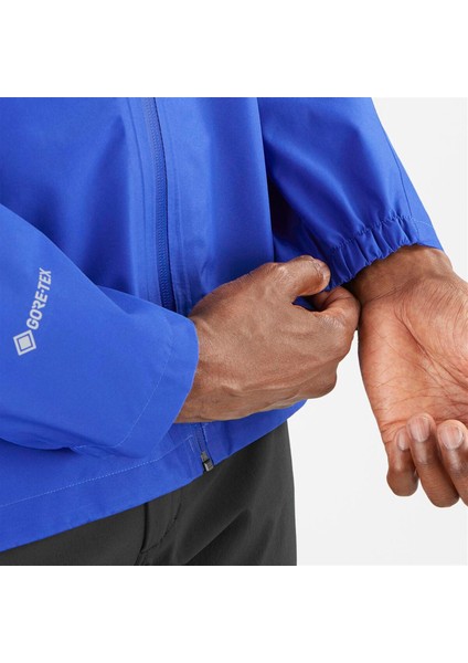 Outline Gore-Tex 2.5L Erkek Outdoor Montu - Mavi