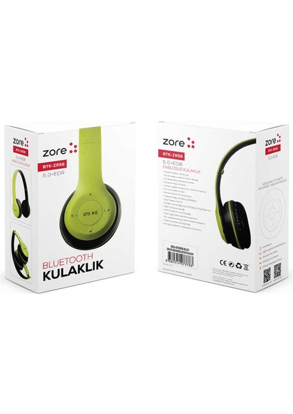 Hafif ve Portatif Kolayca Katlanıp Taşınabilir Dizayn (BTK-ZR56 Bluetooth Kulaklık)