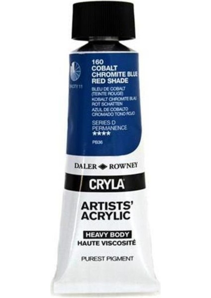 Dr Cryla Artist Akrilik Boya 75ML 160 Cobalt C Blue Red Seri D