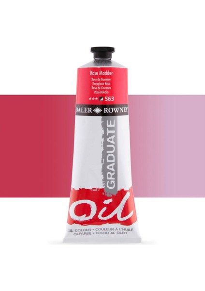 Graduate Yağlı Boya 200ML 563 Rose Madder