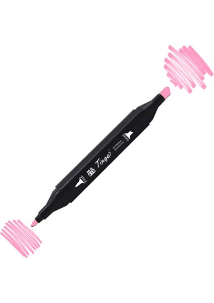 Twin Çift Uçlu Marker Kalemi RP17 Pastel Pink