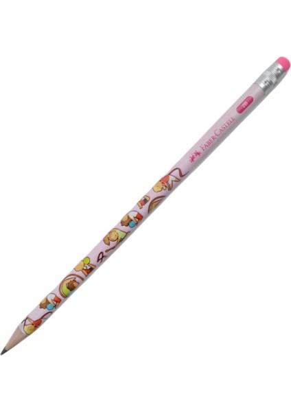 2b Jimnastik Silgili Kurşun Kalem-Renk Seçenekli