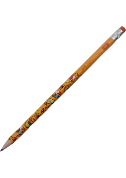 2b Jimnastik Silgili Kurşun Kalem-Renk Seçenekli