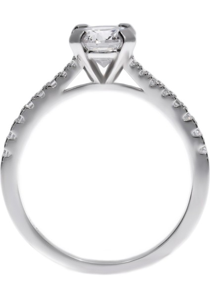 Kadın Tek Taş Gümüş Yüzük modelleri