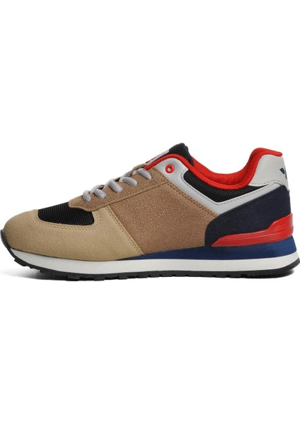 Benin Bej-Lacivert-Kırmızı Kadın Sneaker fiyatları