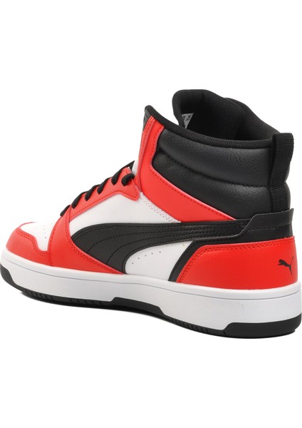 392326 Rebound V6 Beyaz-Siyah-Kırmızı Unisex Hi Sneaker fırsatları