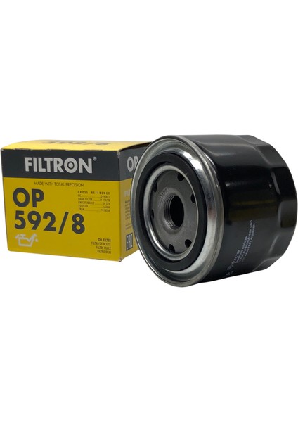 Fıltron Yağ Filtresi Fıltron Op 592/8 (Fiat Ducato 2.3 Jtd Daily 2.3 Jtd 06- Karsan J10 Jest 2.3 Jtd 13- E4 E5)
