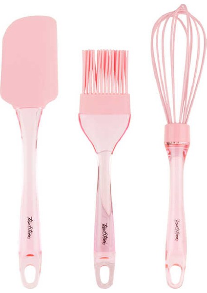 Açık Pembe Renkli Silikon 3lü Hazırlık Seti