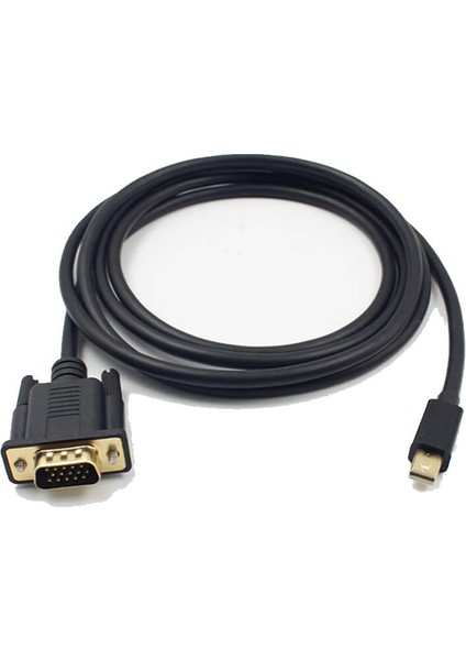 1.8m Mini Displayport To VGA Aktif Kablo - Thunderbolt 1/2 VGA 1920X1200 1080P MacBook Pro Air