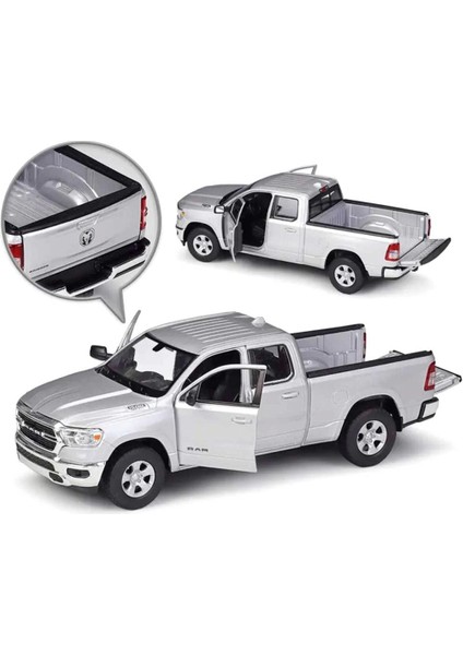 1:24 2019 Ram 1500 Gri Model Araba