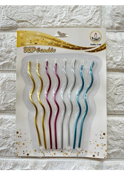 8li Pasta Mum Karışık Renk