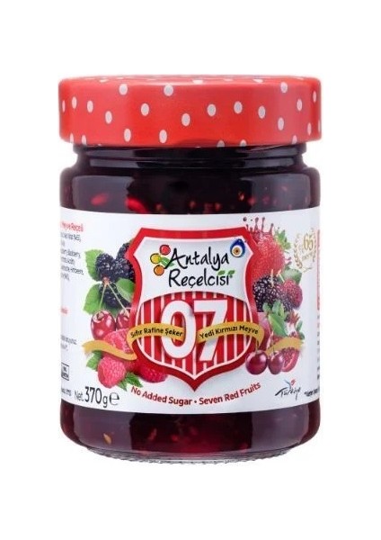 Depposite 0 Şeker 7 Meyve Ulusal Reçeli 370G - Rafine Şeker Ilavesiz