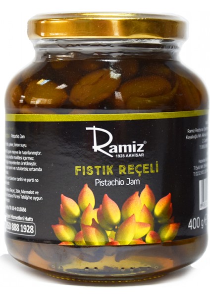 Depposite Doğal Katkısız Fıstık Reçeli 400 Gr.