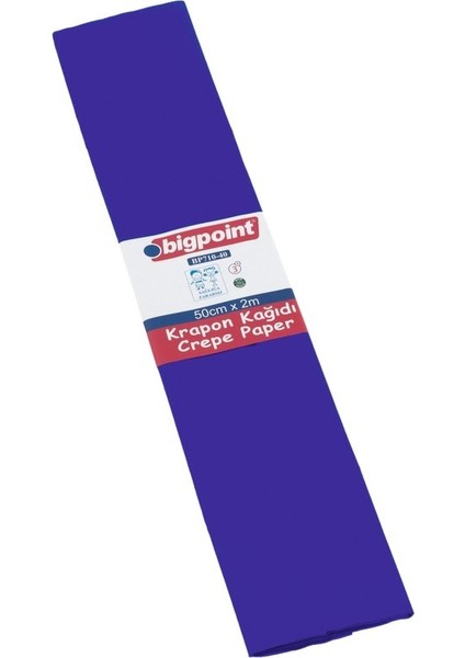 Krapon Kağıdı Lacivert 10'lu Poşet 2MX50 cm