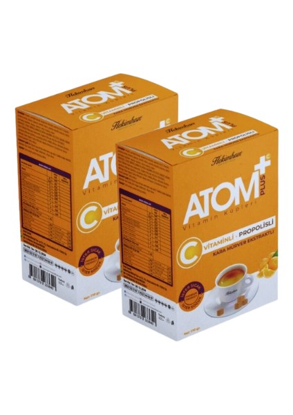 C Vitaminli Propolisli Atom Küp Çay 170 gr 2 Paket 170GR*2'LI Küp Çay
