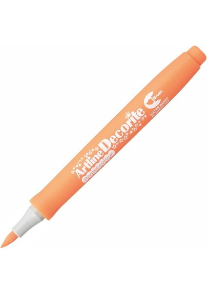 Decorite Marker Kalem Fırça Uçlu Pastel Orange