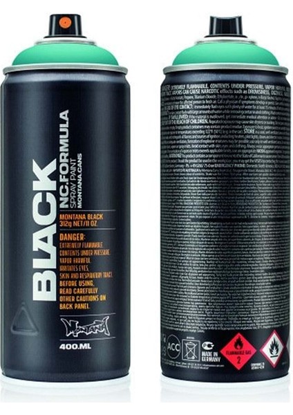 Black Seri 400 ml Sprey Boya Blk6150 Mermaid