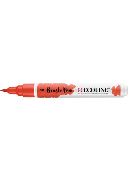 Ecoline Brush Pen Fırça Uçlu Kalem 311 Vermilion