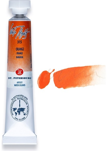 Tüp Suluboya 10 ml N:315 Orange