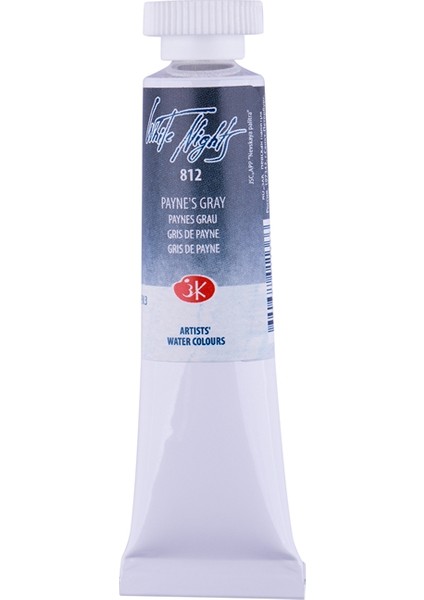 Tüp Suluboya 10 ml N:812 Paynes Gray