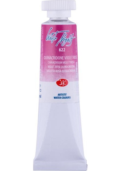 Tüp Suluboya 10 ml N:622 Quinacridone Violet Rose