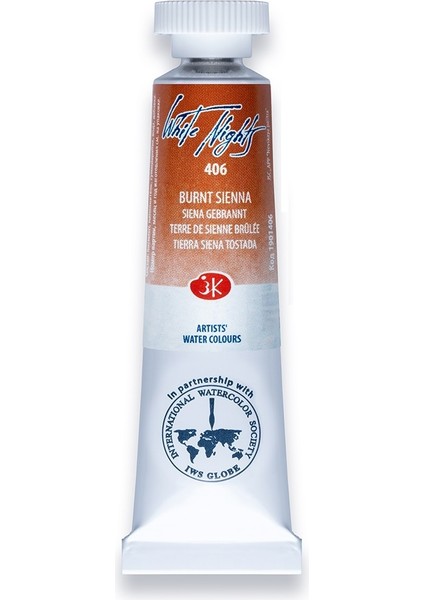 Tüp Suluboya 10 ml N:406 Burnt Sienna