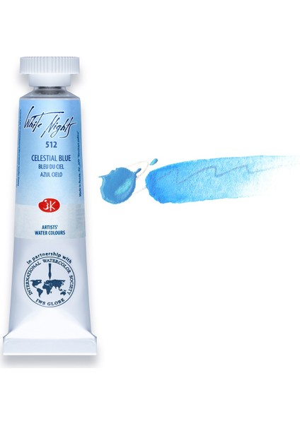 Tüp Suluboya 10 ml N:512 Celestial Blue