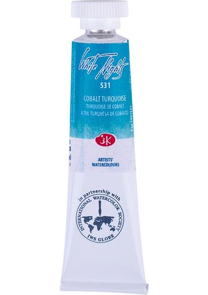 Tüp Suluboya 10 ml N:531 Cobalt Turquoise