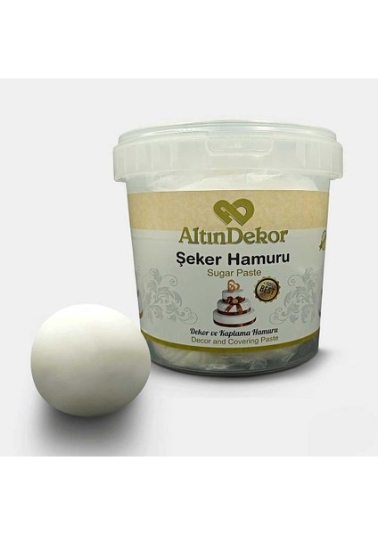 Altın Usta Şeker Hamuru Beyaz 1 kg