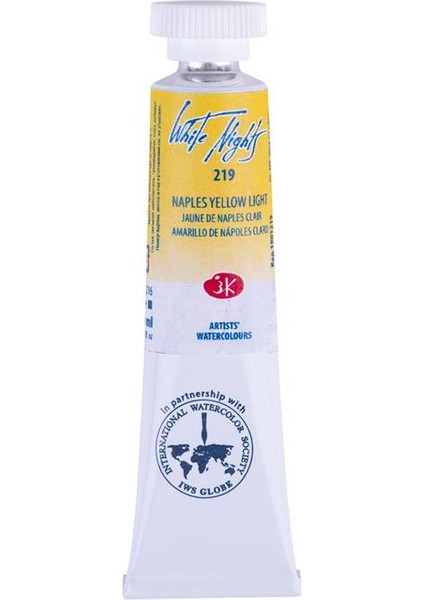 Tüp Suluboya 10 ml N:219 Naples Yellow Light