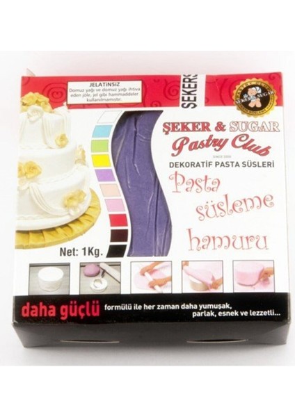 Mor Şeker Hamuru 1kg