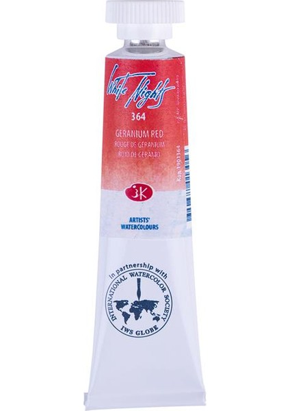 Tüp Suluboya 10 ml N:364 Geranium Red