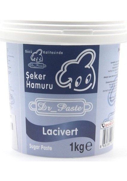 Dr. Paste Lacivert Şeker Hamuru 1kg